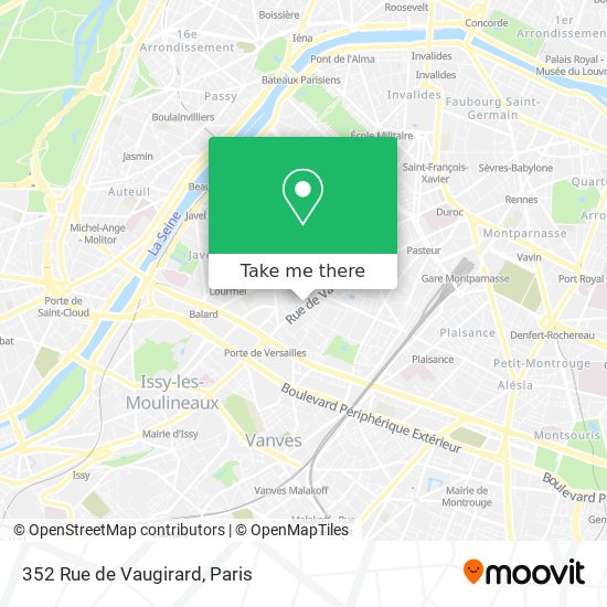 352 Rue de Vaugirard map