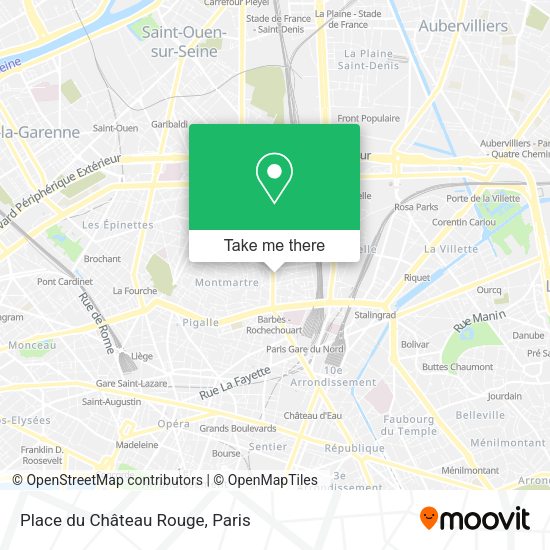 Place du Château Rouge map