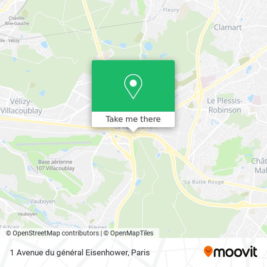 1 Avenue du général Eisenhower map