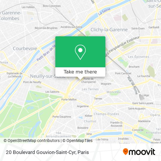 20 Boulevard Gouvion-Saint-Cyr map