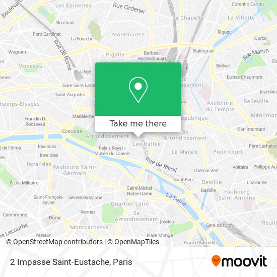 2 Impasse Saint-Eustache map