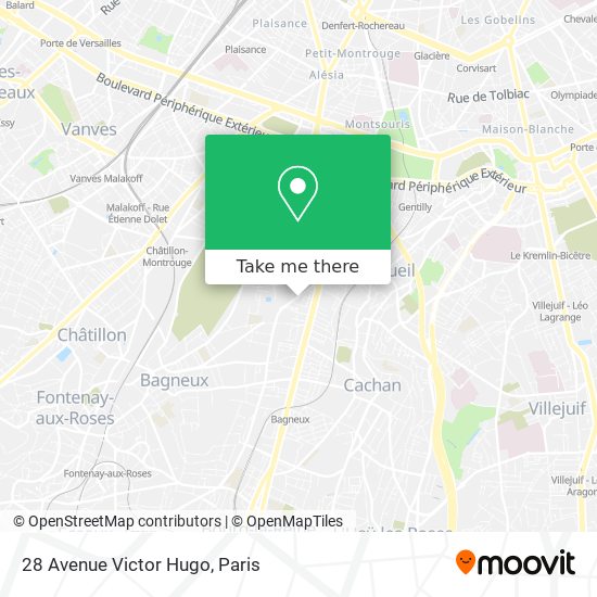 28 Avenue Victor Hugo map