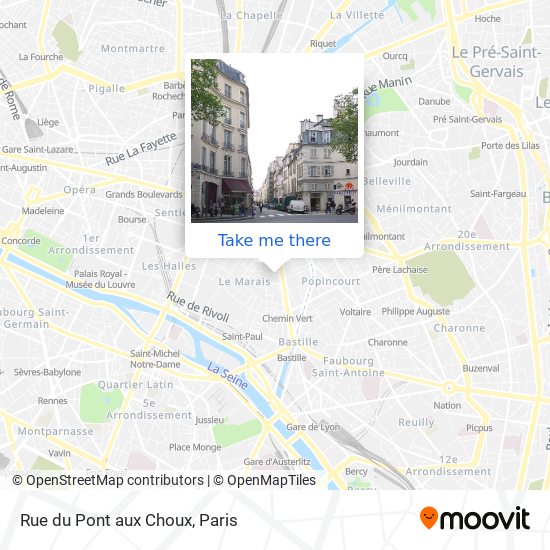 Rue du Pont aux Choux map