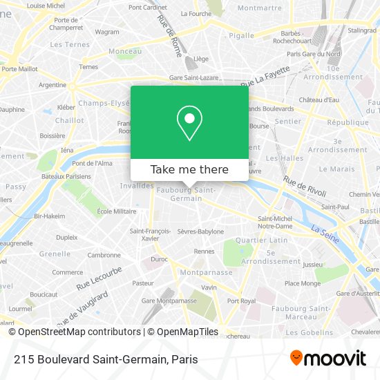 215 Boulevard Saint-Germain map