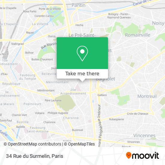 34 Rue du Surmelin map