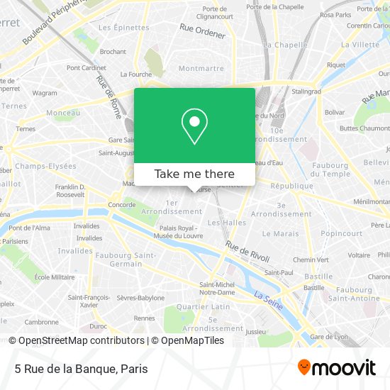 5 Rue de la Banque map