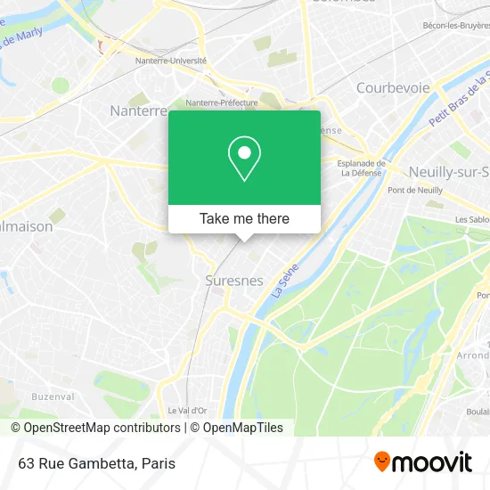 63 Rue Gambetta map