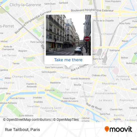 Mapa Rue Taitbout