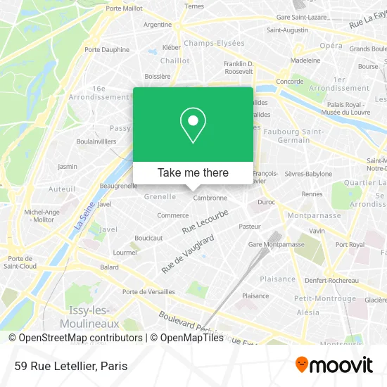 59 Rue Letellier map