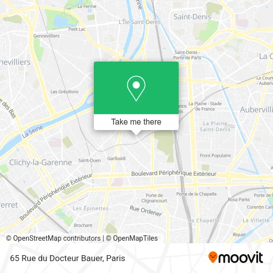 65 Rue du Docteur Bauer map