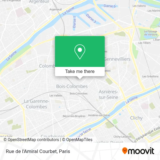 Rue de l'Amiral Courbet map