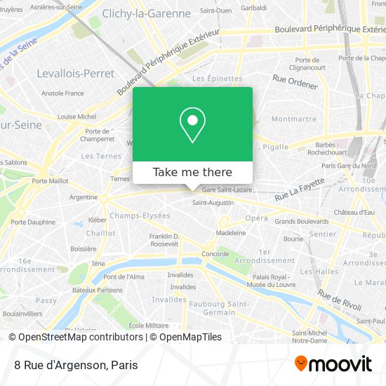 8 Rue d'Argenson map