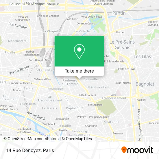 14 Rue Denoyez map