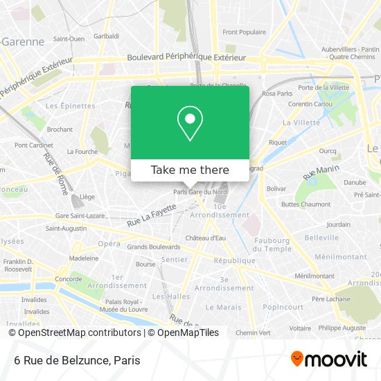 6 Rue de Belzunce map