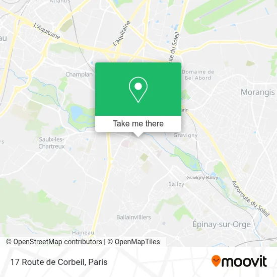 17 Route de Corbeil map
