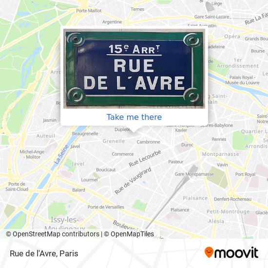 Rue de l'Avre map