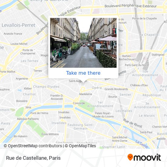 Mapa Rue de Castellane