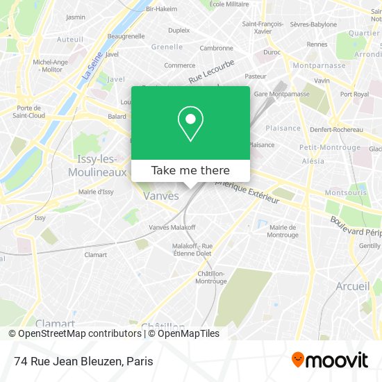 74 Rue Jean Bleuzen map