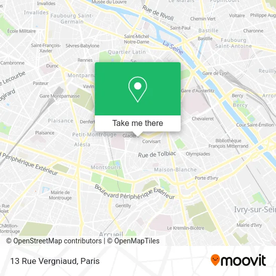 13 Rue Vergniaud map