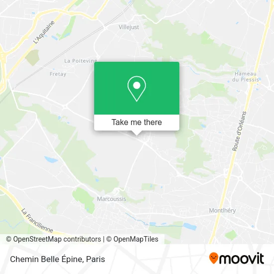 Chemin Belle Épine map