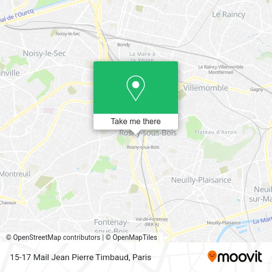 15-17 Mail Jean Pierre Timbaud map