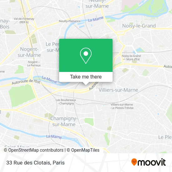 33 Rue des Clotais map
