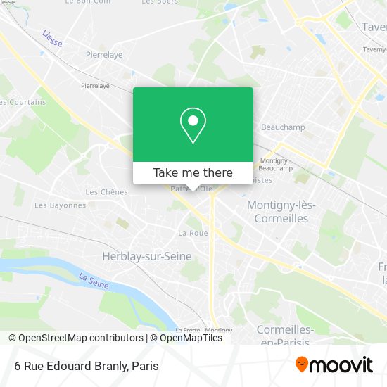 Mapa 6 Rue Edouard Branly