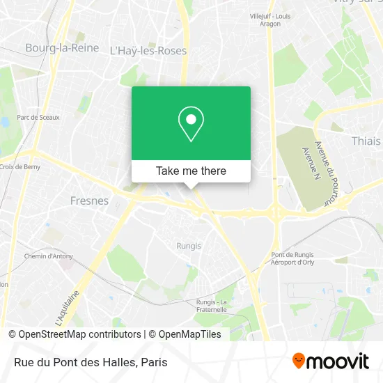 Mapa Rue du Pont des Halles