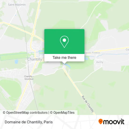 Domaine de Chantilly map