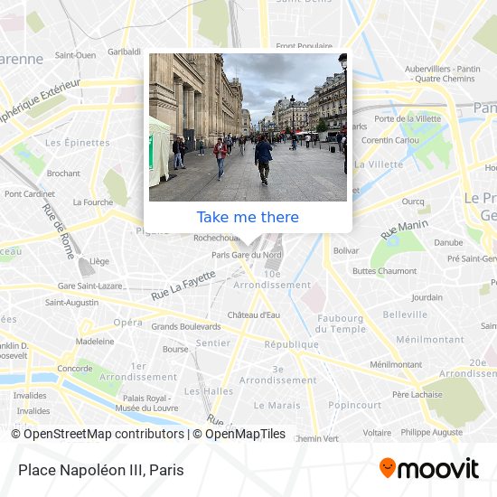 Mapa Place Napoléon III