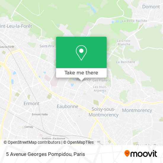 5 Avenue Georges Pompidou map