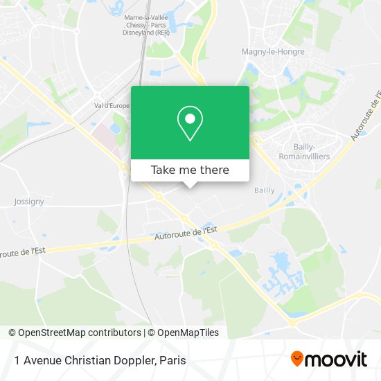 Mapa 1 Avenue Christian Doppler