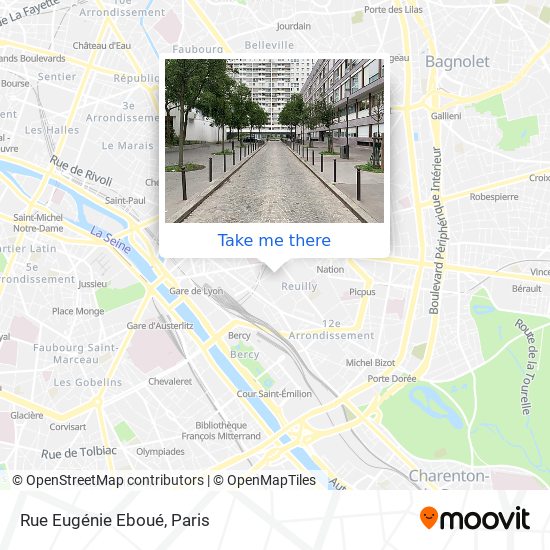 Mapa Rue Eugénie Eboué