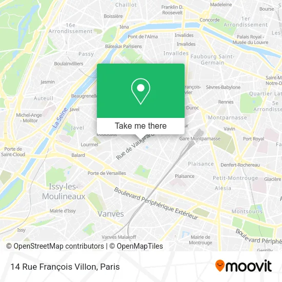 14 Rue François Villon map