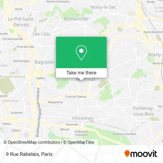 9 Rue Rabelais map