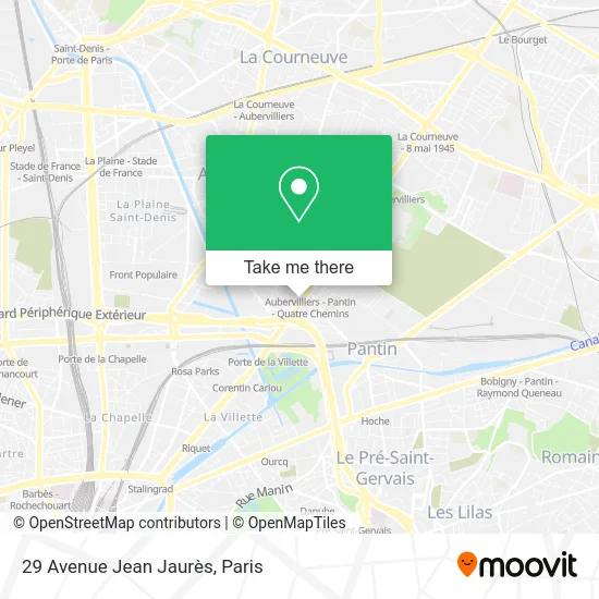 29 Avenue Jean Jaurès map