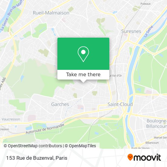 153 Rue de Buzenval map