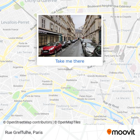 Mapa Rue Greffulhe