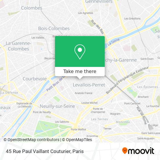 45 Rue Paul Vaillant Couturier map