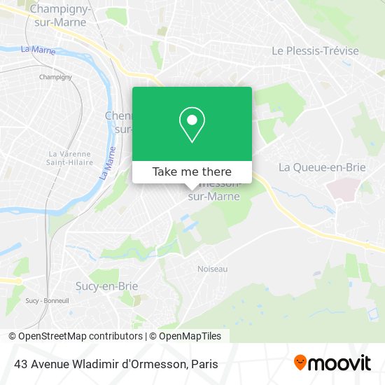 43 Avenue Wladimir d'Ormesson map