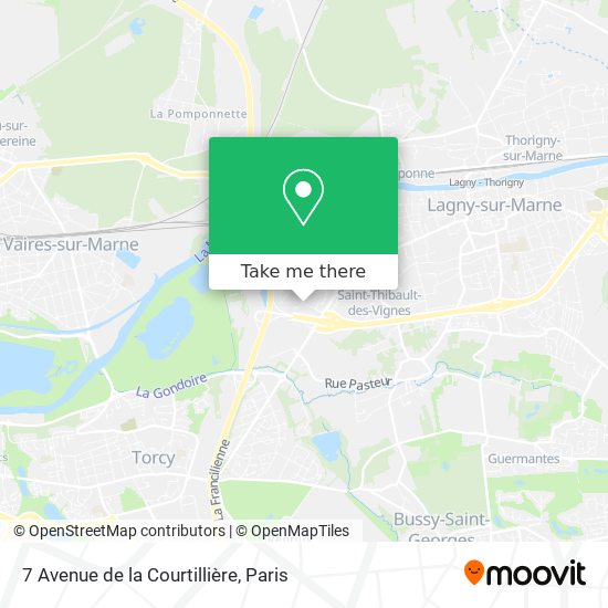 7 Avenue de la Courtillière map