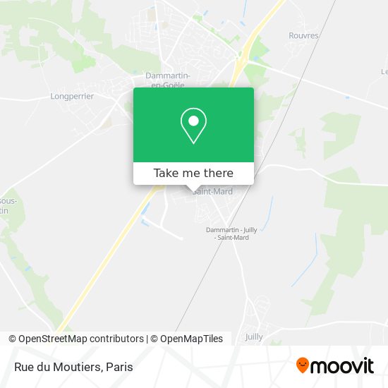 Rue du Moutiers map