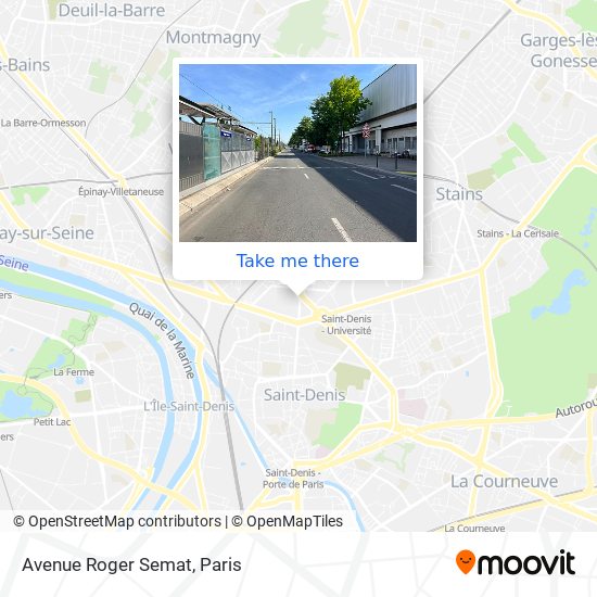 Avenue Roger Semat map