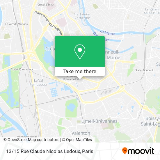 13 / 15 Rue Claude Nicolas Ledoux map