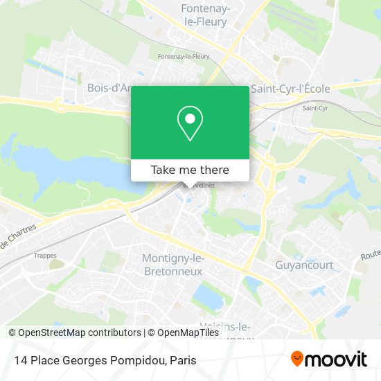 14 Place Georges Pompidou map