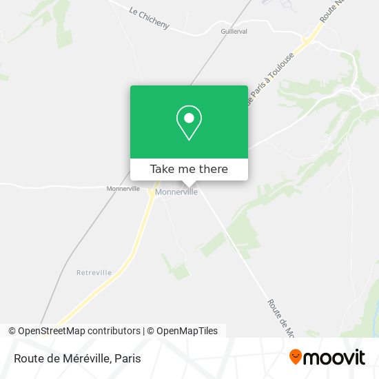 Mapa Route de Méréville