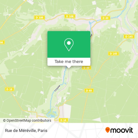 Mapa Rue de Méréville