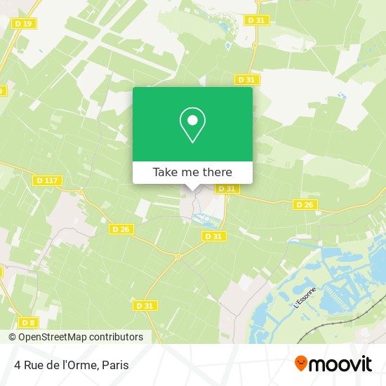 Mapa 4 Rue de l'Orme