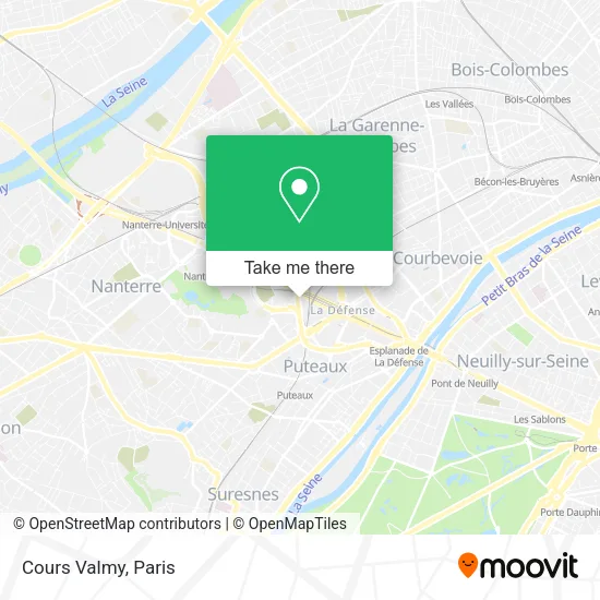 Cours Valmy map