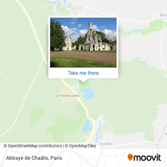 Abbaye de Chaâlis map